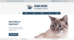 Desktop Screenshot of grandavevet.com