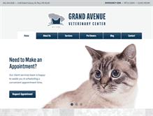 Tablet Screenshot of grandavevet.com